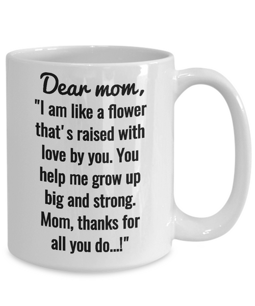 Thanks Mom For All You Do Mug - 14,95 Funny Mugs