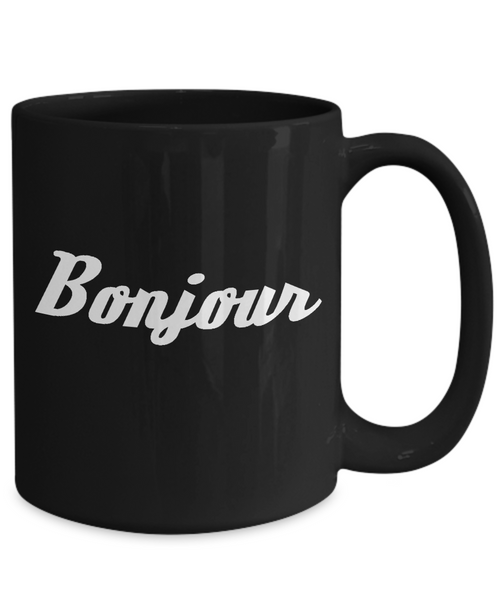 Bonjour Mug - 14,95 Funny Mugs