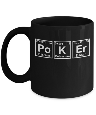 Poker Funny Chemistry Mug - 14,95 Funny Mugs