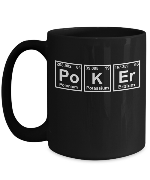Poker Funny Chemistry Mug - 14,95 Funny Mugs