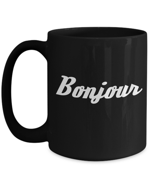Bonjour Mug - 14,95 Funny Mugs